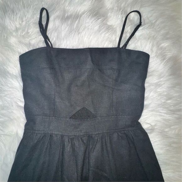 Robertson + Rodeo Women's Black Maxi Lined Tank Dress Sweetheart Neckline S ** - Picture 6 of 12